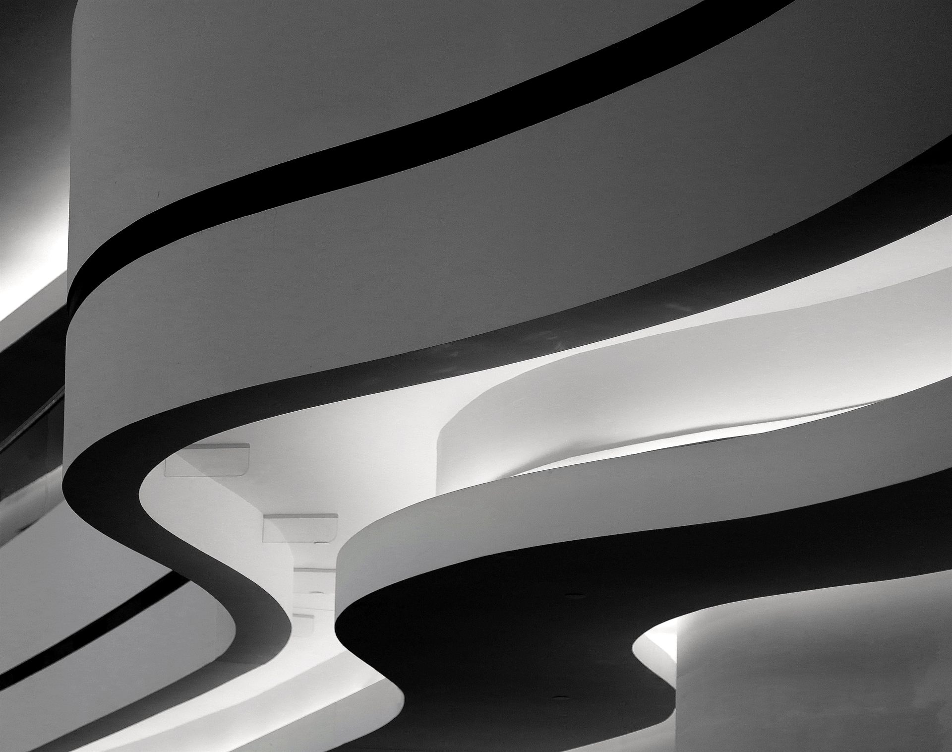 Architectural interior curves