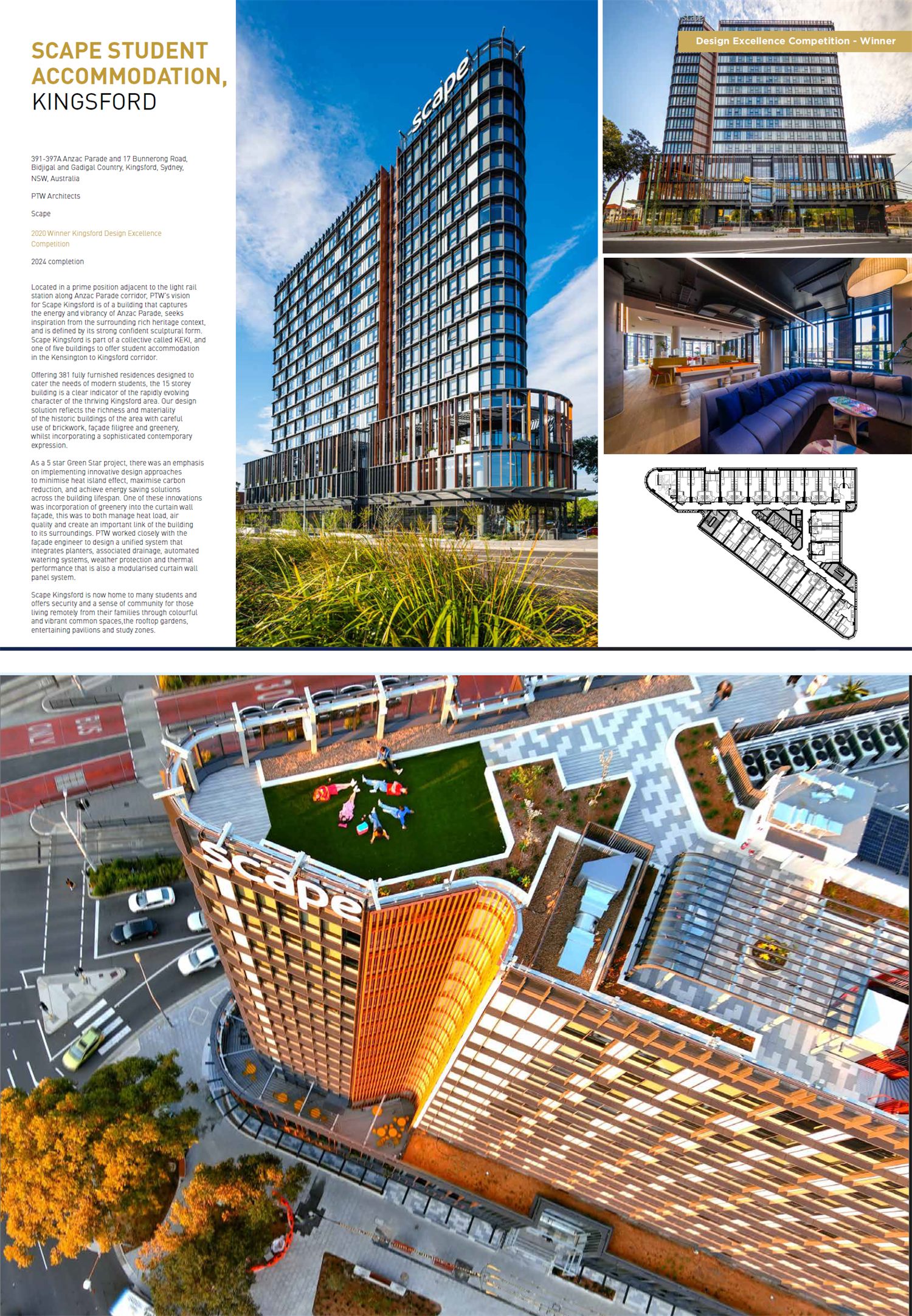 Scape Student Accommodation, Kingsford