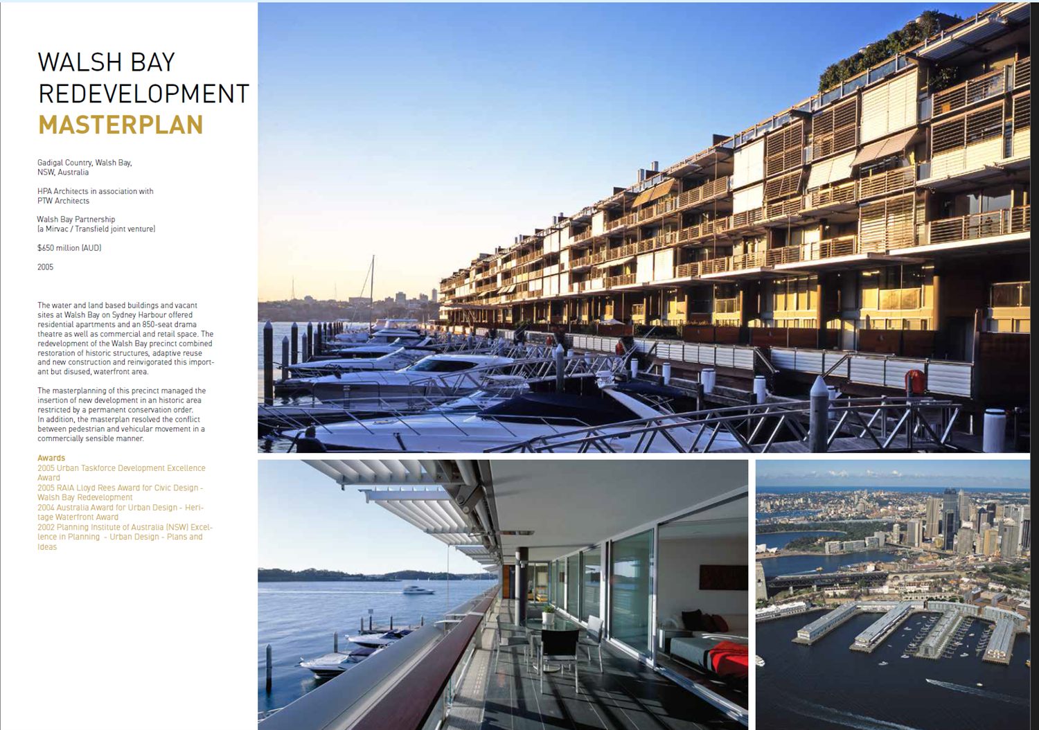Walsh Bay Redevelopment Masterplan